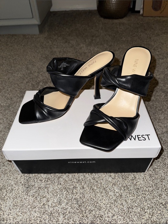 Nine West Shoes - Nine West Square Toe Stiletto Mules